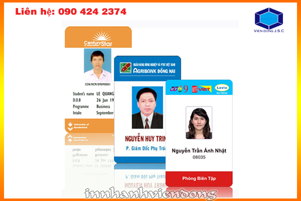 Làm thẻ nhân viên rẻ nhất Hà Nội | Tại Quận 1-TP HCM | In nhanh Lay ngay Ha Noi HCM, Cung cap Tui, Hop dung qua