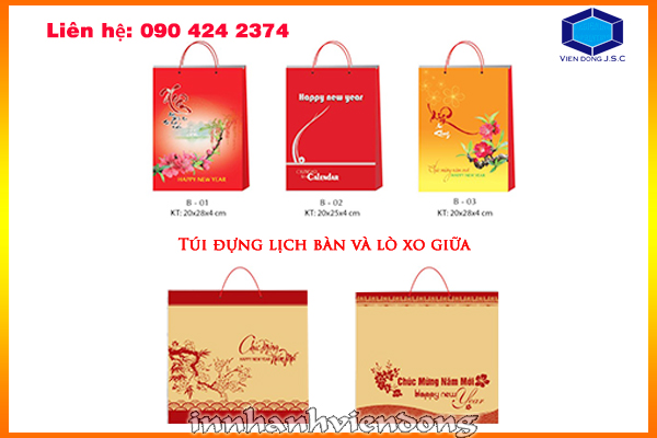 Địa chỉ cung cấp túi đựng lịch tết 2019 giá rẻ | Công ty in thiệp cưới rẻ nhất Hà Nội | In nhanh Lay ngay Ha Noi HCM, Cung cap Tui, Hop dung qua
